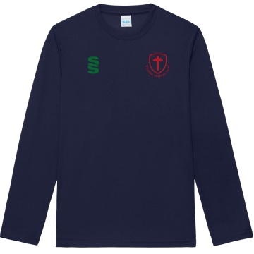 Colton CC - LONG SLEEVE T-SHIRT -Navy